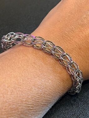 Vintage Sterling Silver Rembrandt Charm Bracelet